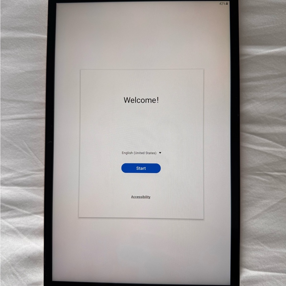 Samsung Tablet in Copper Finish - Picture 2 of 2